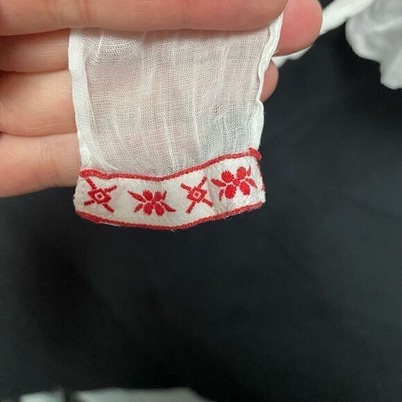 Vintage Sheer Apron Cottagecore Handmade - Picture 4 of 4